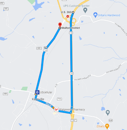 Traffic Pattern Change on Route 15/360 in Charlotte County